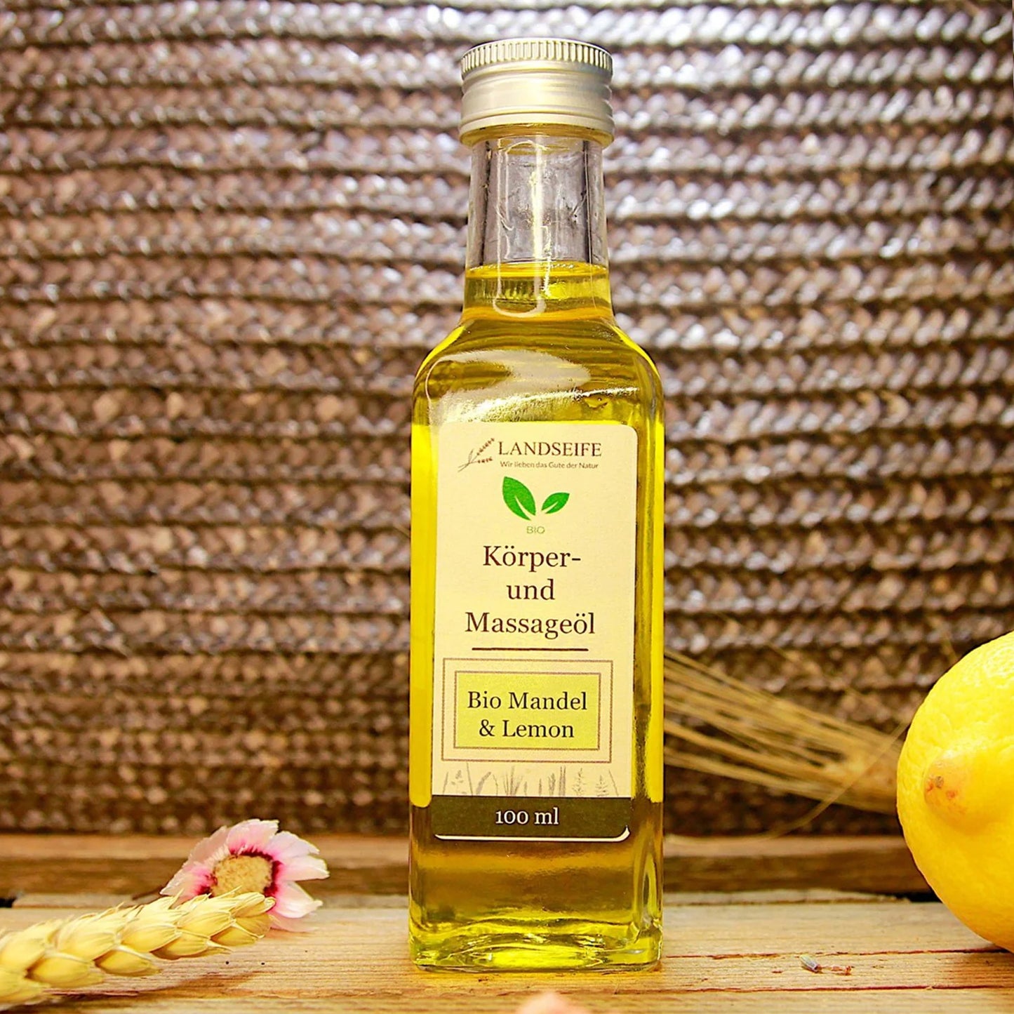Bio Körper- und Massageöl Mandel & Lemon