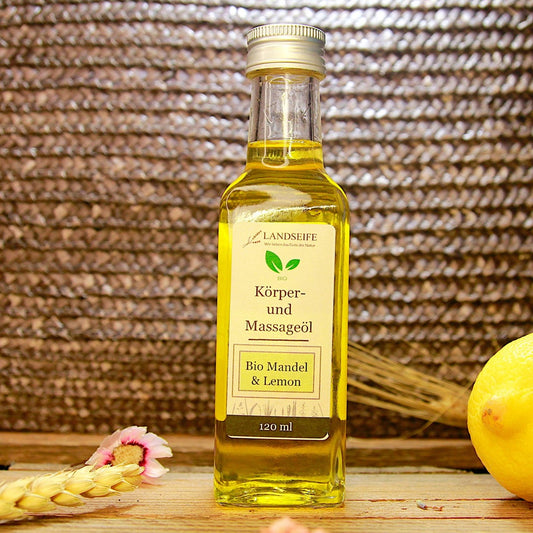 Bio Körper- und Massageöl Mandel Lemon