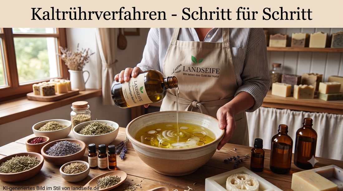 Das Kaltrührverfahren erklärt: Warum Ihre Naturseife mindestens 6 Wochen braucht