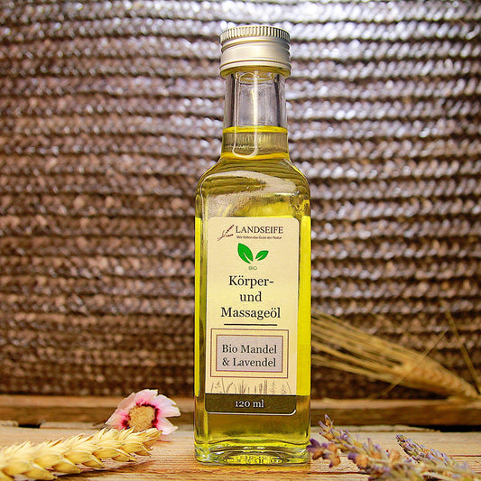 Bio Körper- und Massageöl Mandel Lavendel