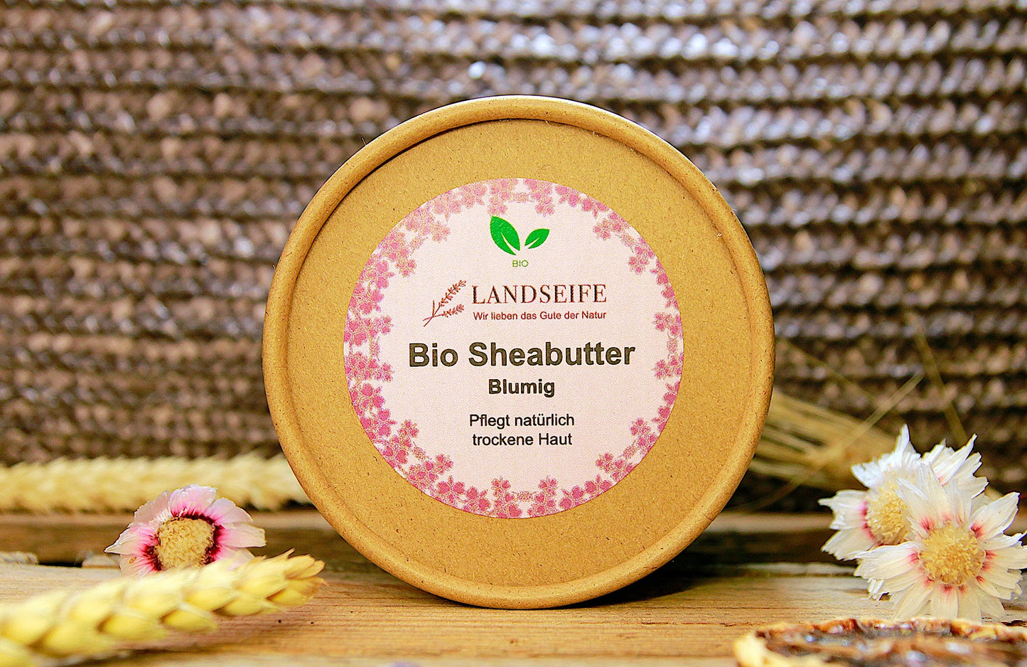 Bio Sheabutter Blumig - die natürliche Hautpflege mit Rosengeranienduft
