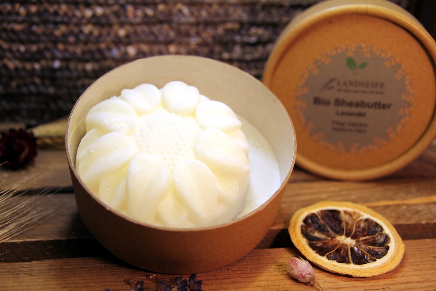 Bio Sheabutter Lavendel offen