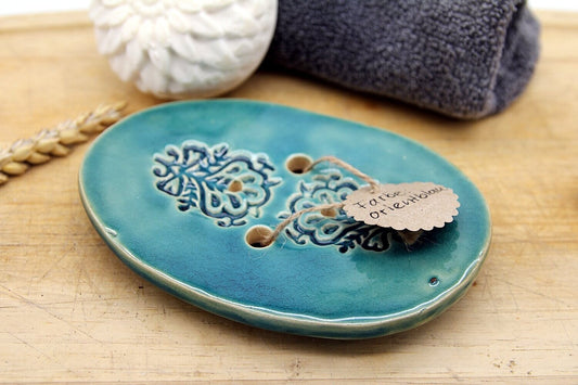 Seifenschale oval orientblau1